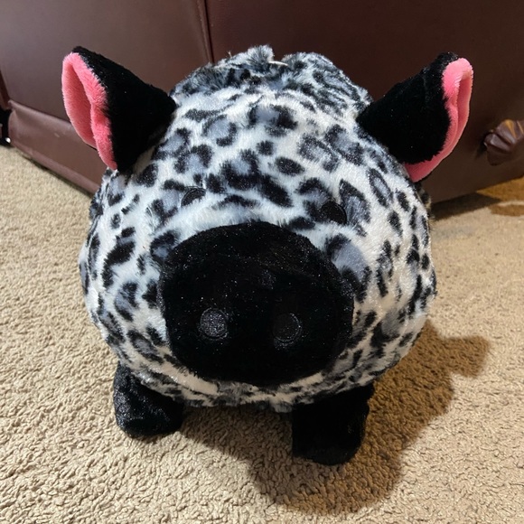 Leopard print JUMBO PLUSH PIGGY BANK by Fab NY - Picture 3 of 11